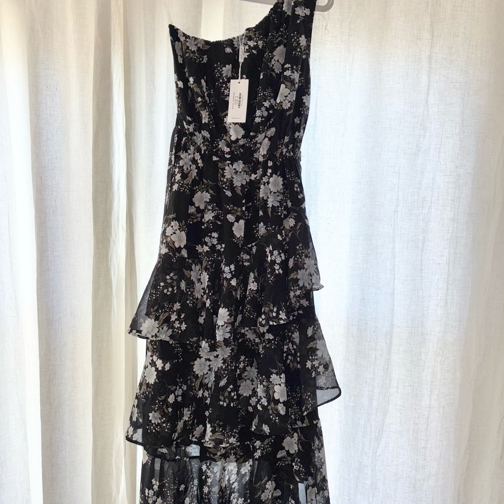 Petal and Pup One Shoulder Women's Dress